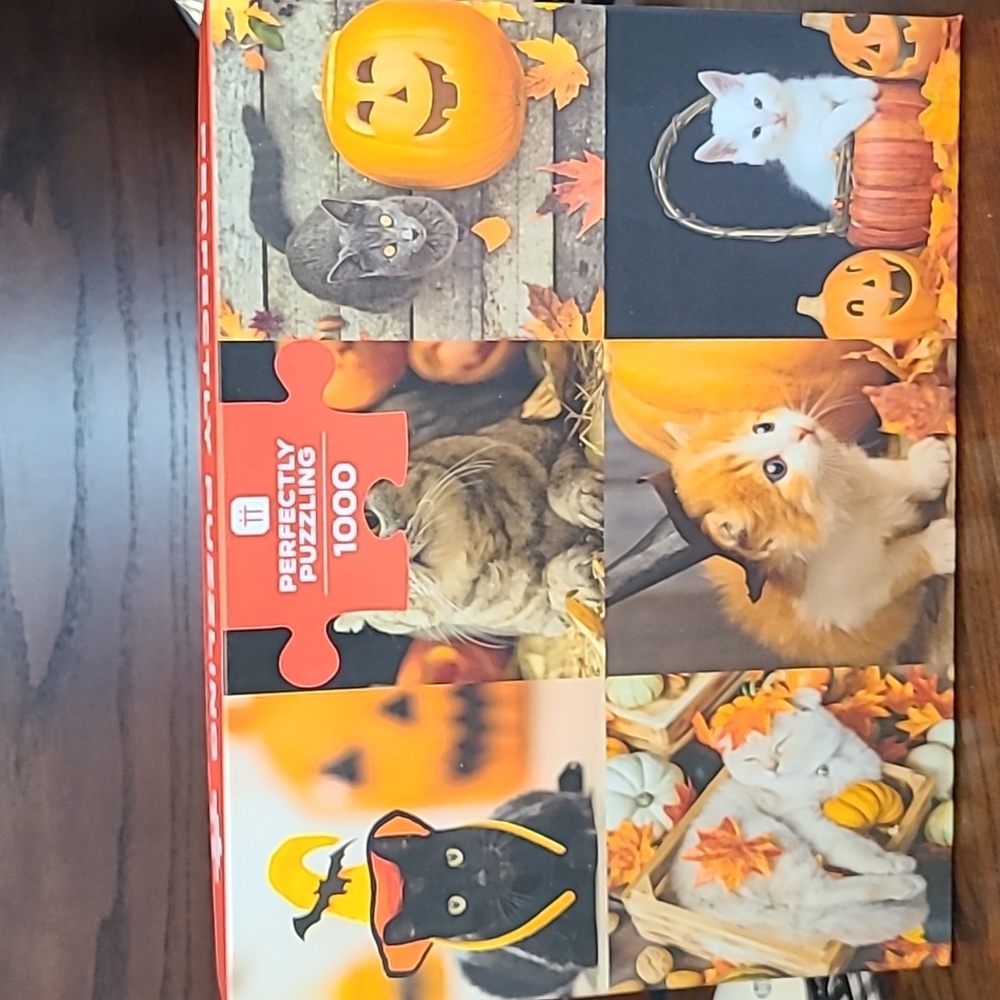 Perfectly Puzzling Halloween Cat Puzzle